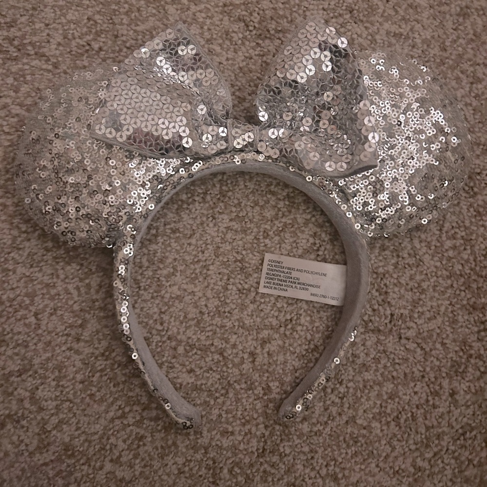 Authentic Disney Sparkly Minnie Ears